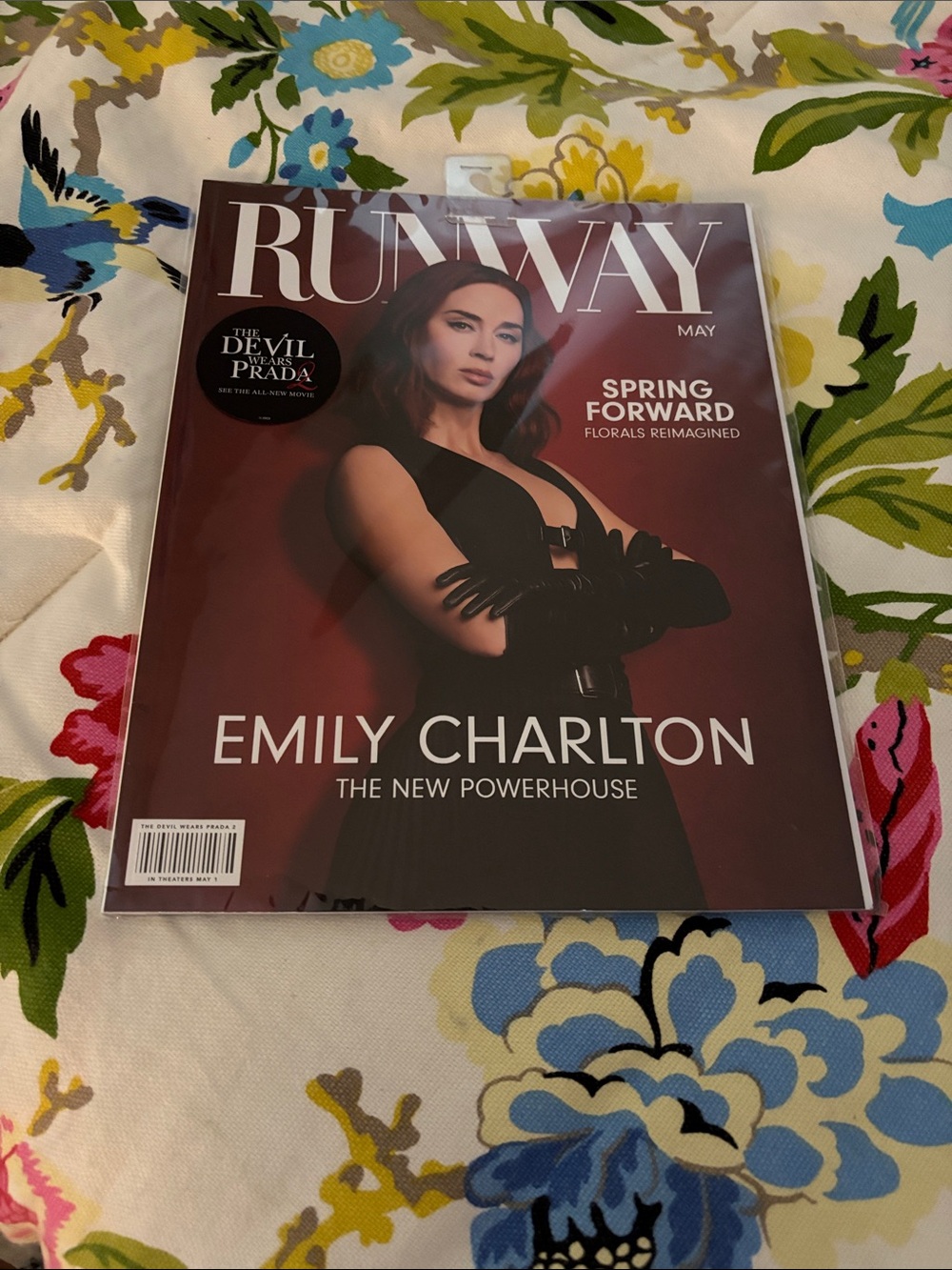 Runway Magazine Sealed May Emily Charlton Cover Spring Forward